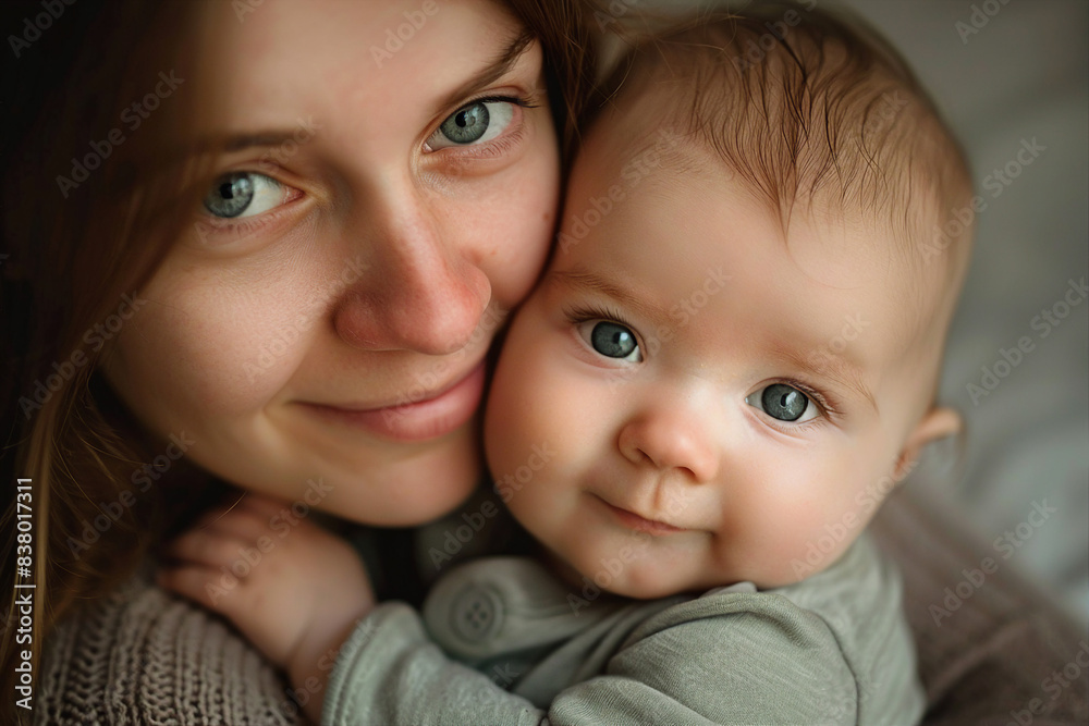 Happy mother's day celebration conceptual picture with mother and her child made by Generative AI technology Happy mother's day celebration conceptual picture with mother and her child made by Generative AI technology