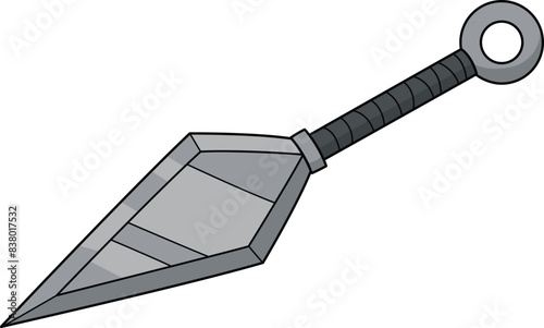 Ninja Kuna Cartoon Colored Clipart Illustration
