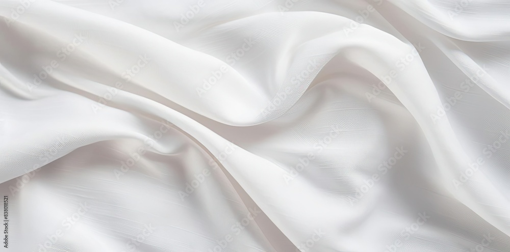 cotton fabric texture as a background a row of white cotton fabric arranged in a row from left to right, with a small white flower in the center cotton fabric texture as a background a row of white cotton fabric arranged in a row from left to right, with a small white flower in the center