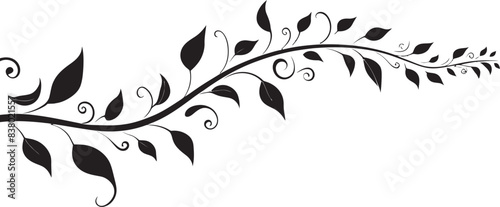 Vintage Ornate Floral Frame Logo Decorative Element Traditional Floral Filigree Design Elegant Pattern