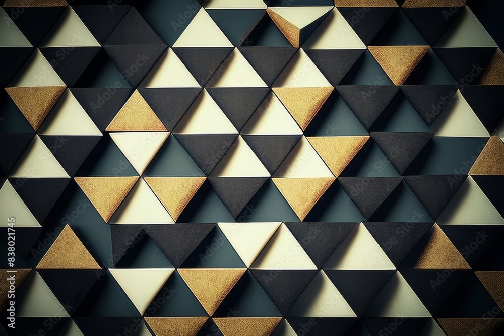 Triangle tiles pattern texture background