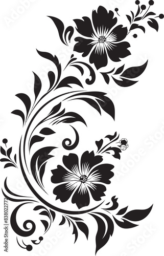 Classic Vintage Logo Antique Style Floral Art Elegant Divider Line Icon Vintage Scroll Vector