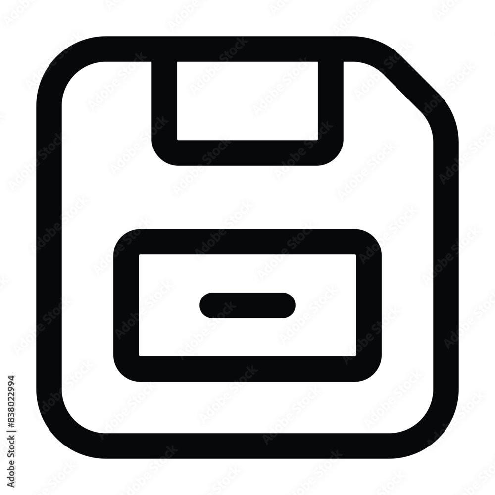 Simple Floppy Disk icon. The icon can be used for websites, print templates, presentation templates, illustrations, etc Simple Floppy Disk icon. The icon can be used for websites, print templates, presentation templates, illustrations, etc