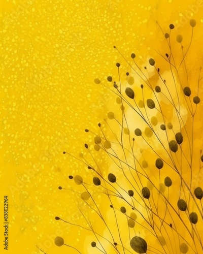 yellow background with detail texture feeling summer
