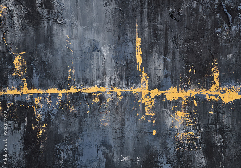 Naklejka premium Abstract multicolor painting wtih grunge texture on canvas. Artwork mix brush stroke, splash color and oil, acrylic paint element. Modern contemporary art for wallpaper background
