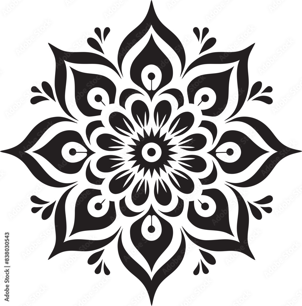Abstract Mandala Icon Intricate Emblem Stylish Floral Mandala Badge Elegant Pattern Abstract Mandala Icon Intricate Emblem Stylish Floral Mandala Badge Elegant Pattern