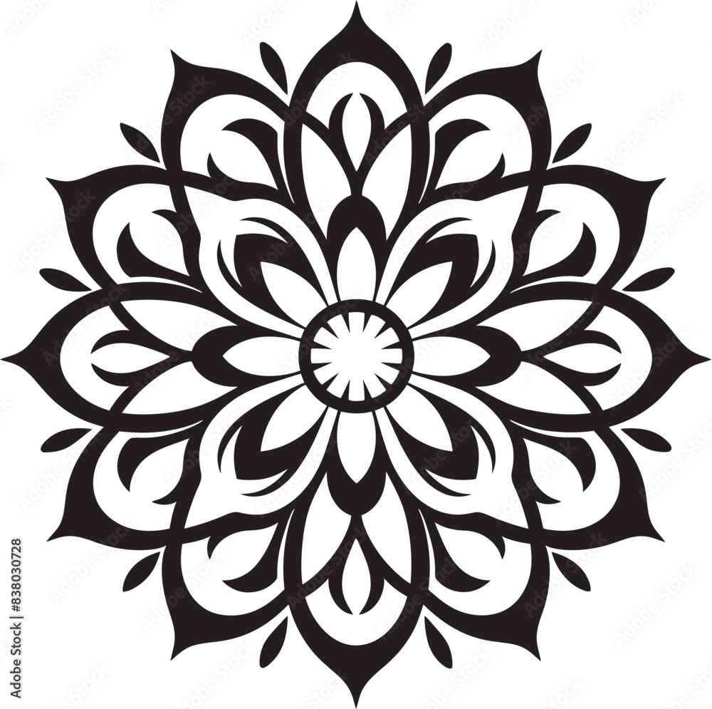 Artistic Mandala Pattern Icon Modern Emblem Elegant Mandala Logo Stylish Vector Design Artistic Mandala Pattern Icon Modern Emblem Elegant Mandala Logo Stylish Vector Design