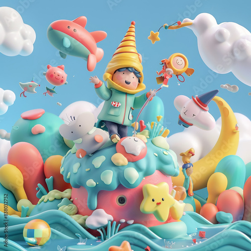 Wonder and Joy  Optimistic and playful visuals featuring vibrant colors  whimsical characters  and a sense of adventure are trending. This reflects a desire for escape and lightheartedness