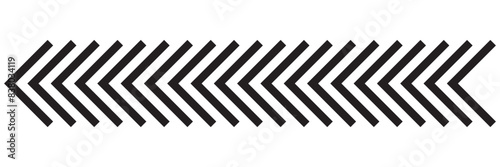 Slash line. Border with diagonal lines. Angle of tilt stripes. Black pattern of footer. Diagonal parallel lines divider strip. Tilt strip geometric abstract border. Slash divider. Vector illustration
