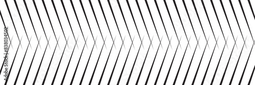 Slash line. Border with diagonal lines. Angle of tilt stripes. Black pattern of footer isolated vector on white background.