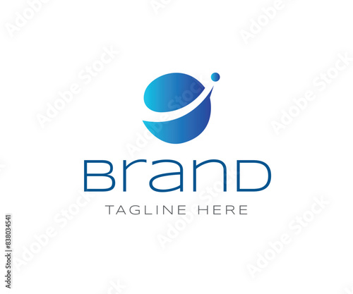 Circle logo icon design template elements. Usable for Branding, Business and Technology Logos.
