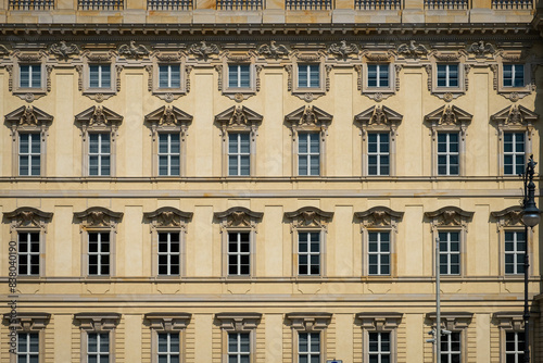Canvas Print Berlin, Germany - June 02, 2024: The facade of the berlin Palace located in the