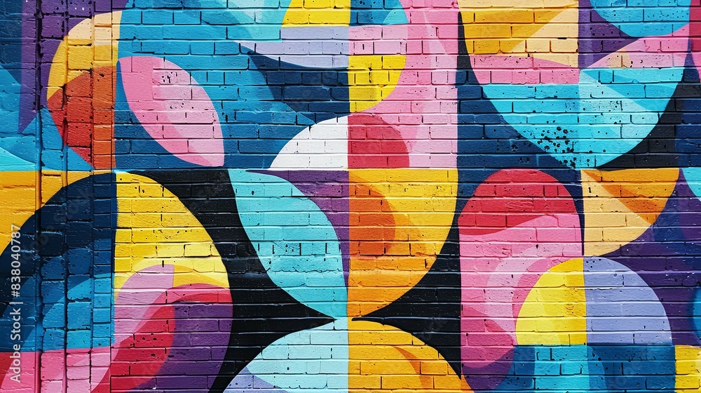 Abstract Geometric Street Art Exploration Abstract Geometric Street Art Exploration
