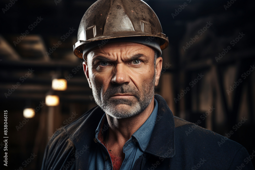 Created with generative ai image of successful businessman professional builder in hardhat Created with generative ai image of successful businessman professional builder in hardhat