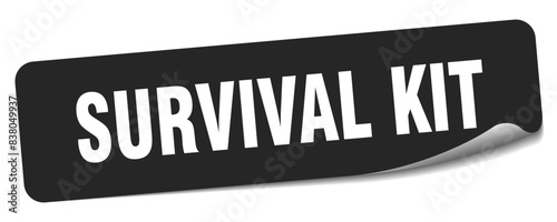 Wallpaper Mural survival kit sticker. survival kit label Torontodigital.ca