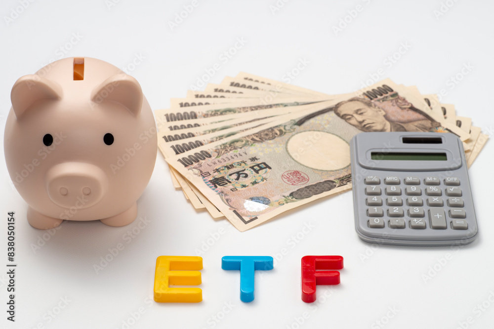 Fototapeta premium 上場投資信託(ETF)のイメージ