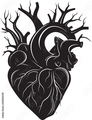 Simple Abstract Heart Iconic Design Minimalist Heart Symbol Abstract Logo