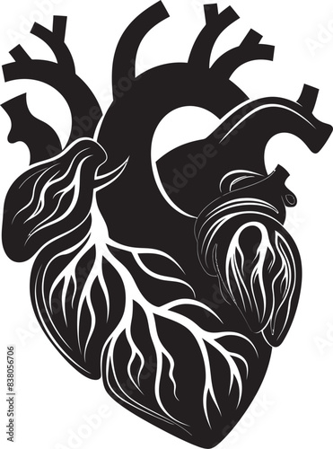 Modern Heart Symbol Abstract Icon Minimalist Floral Icon Linear Logo Design