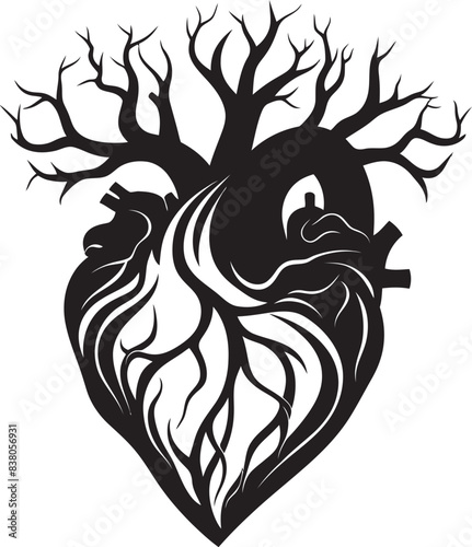 Minimalist Heart Logo Icon Design Elegant Heart Symbol Graphic Emblem