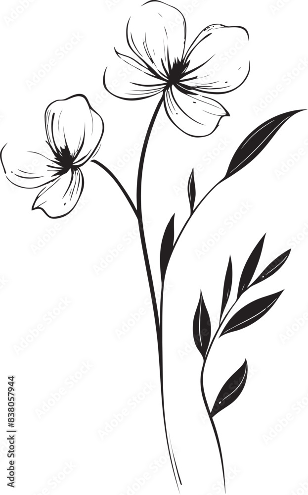 Simple Abstract Flower Logo Design Minimalist Tulip Icon Graphic Emblem Simple Abstract Flower Logo Design Minimalist Tulip Icon Graphic Emblem