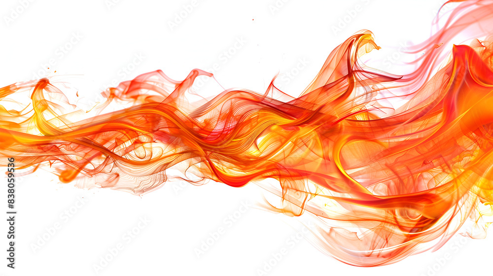 golden steam on the white background, Fire flames on white background, close up,flying white and gold fabric on a white background golden steam on the white background, Fire flames on white background, close up,flying white and gold fabric on a white background