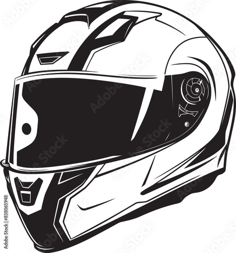 Modern Racing Emblem Graphic Symbol Geometric Motorcycle Design Minimalistic Logo