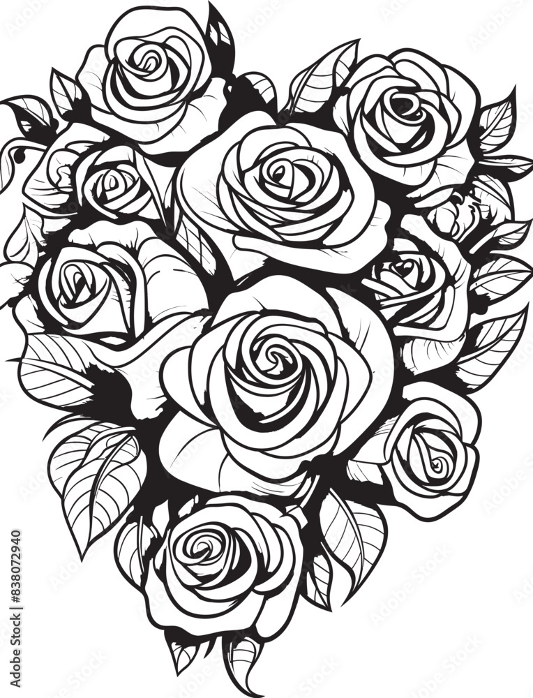 Minimalistic Rose Sketch Elegant Floral Linear Floral Design Stylish Rose Minimalistic Rose Sketch Elegant Floral Linear Floral Design Stylish Rose