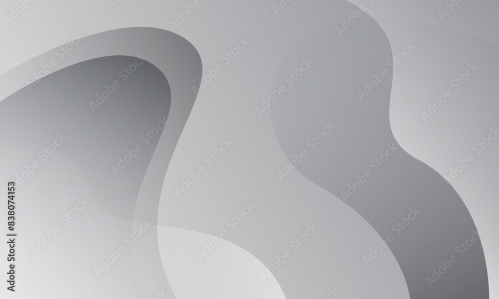 Abstract white and grey background. Fluid shapes composition. Eps10 vector Abstract white and grey background. Fluid shapes composition. Eps10 vector