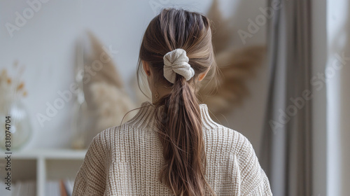 woman with long hair