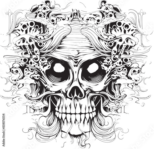Psychotropic Phantoms Nightmare Coloring Book and Icon Design Nightmare Nexus Psychedelic Coloring Book and Icon Design