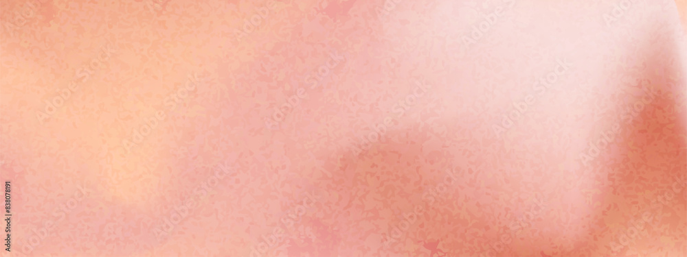 Peach gradient grain background with abstract wave. Nude, peach and apricot gradient soft color. Warm fuzz bg for wallpaper. Vector illustration Peach gradient grain background with abstract wave. Nude, peach and apricot gradient soft color. Warm fuzz bg for wallpaper. Vector illustration