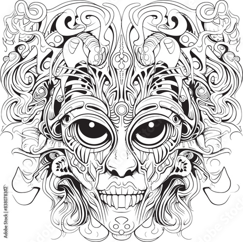 Surreal Reveries Coloring Book and Iconic Nightmare Designs Nightmare Fusion Psychedelic Art and Icon Design Collection