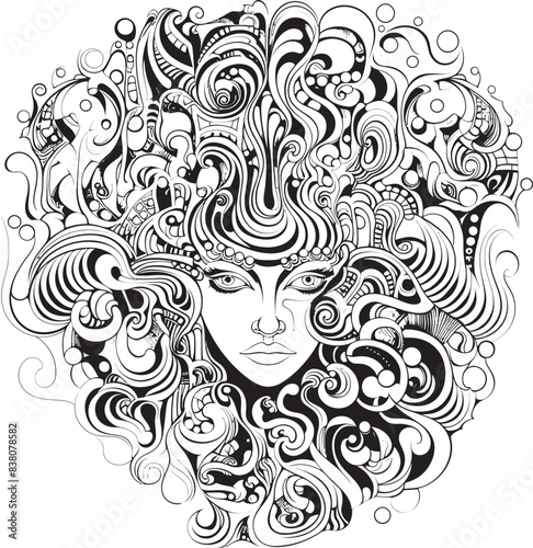 Whispering Darkness Nightmare Coloring Book and Iconic Design Eerie Escapades Psychedelic Nightmares in Graphic Art
