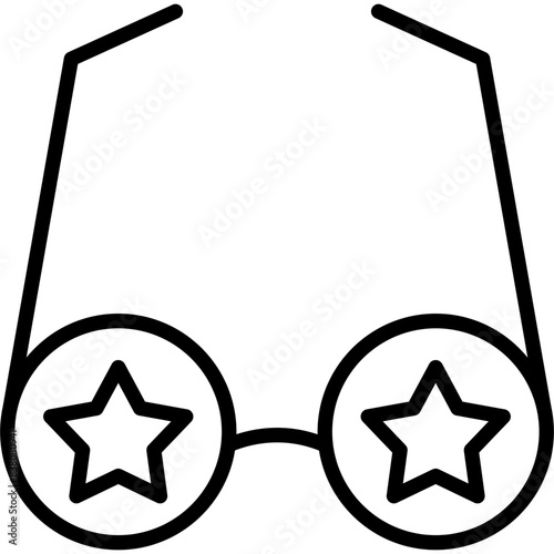 Star Glasses Icon