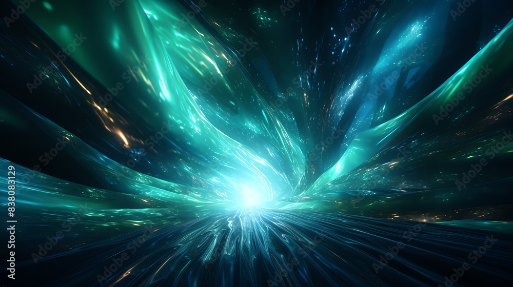 Abstract futuristic city with glowing neon lights and speed lines. Abstract futuristic city with glowing neon lights and speed lines.