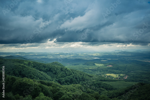 View from the Galyatető lookout