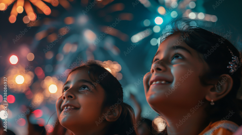 magic and wonder of a fireworks display lighting up the night sky on Bastille Day magic and wonder of a fireworks display lighting up the night sky on Bastille Day