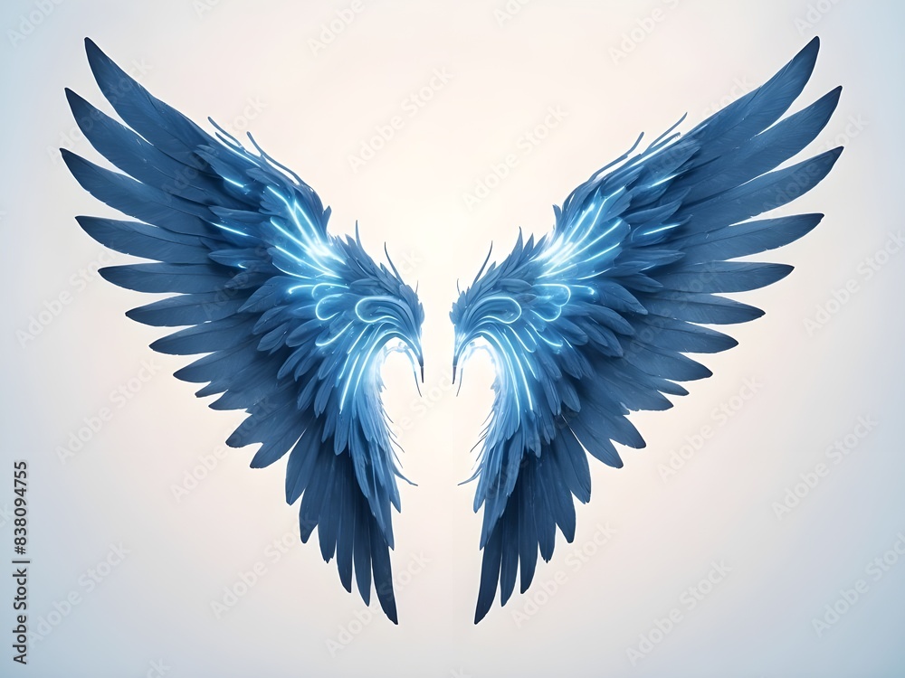 Obraz premium blue wings 