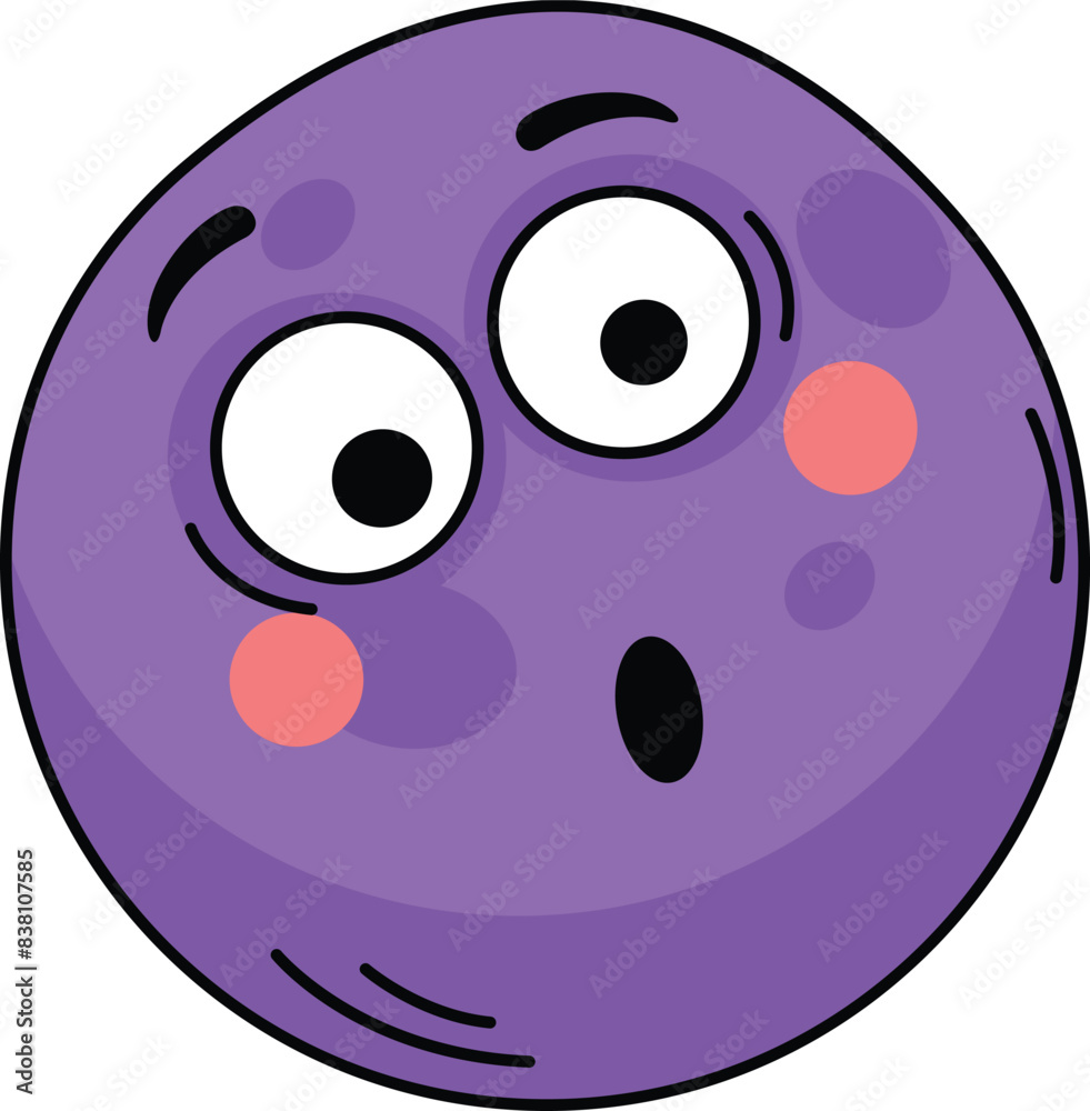 Obraz premium illustration of pluto outline isolated on white background vector