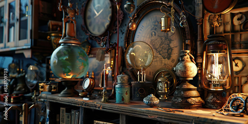 The Quirky Quarters: An eclectic display of unique objects d'art, each with its own peculiar story to tell