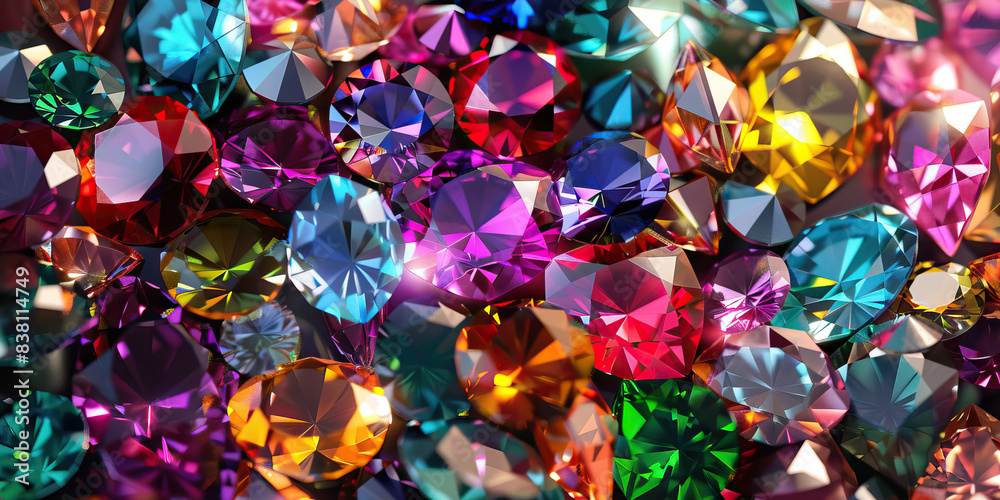 The Jubilant Jumble of Juxtaposed Jewels: A dazzling display of precious gemstones, artfully arranged in an eye-catching heap, begging to be admired from every angle The Jubilant Jumble of Juxtaposed Jewels: A dazzling display of precious gemstones, artfully arranged in an eye-catching heap, begging to be admired from every angle