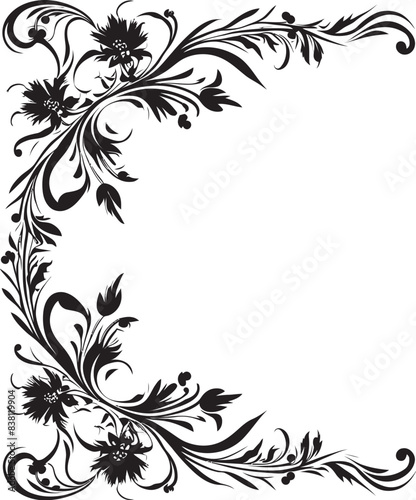 Retro Style Floral Corner Modern Twist on Vintage Beauty Vintage Floral Detail Redesigning Timeless Elegance