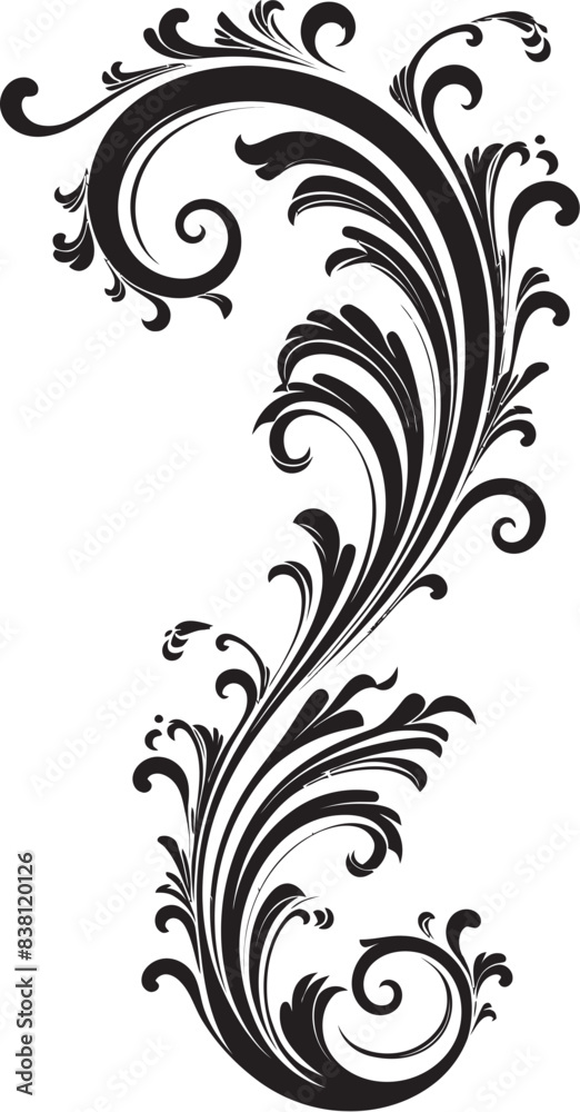 Antique Floral Corner Illustration Nostalgic Icon Victorian Era Floral Corner Artistic Graphic Element Antique Floral Corner Illustration Nostalgic Icon Victorian Era Floral Corner Artistic Graphic Element