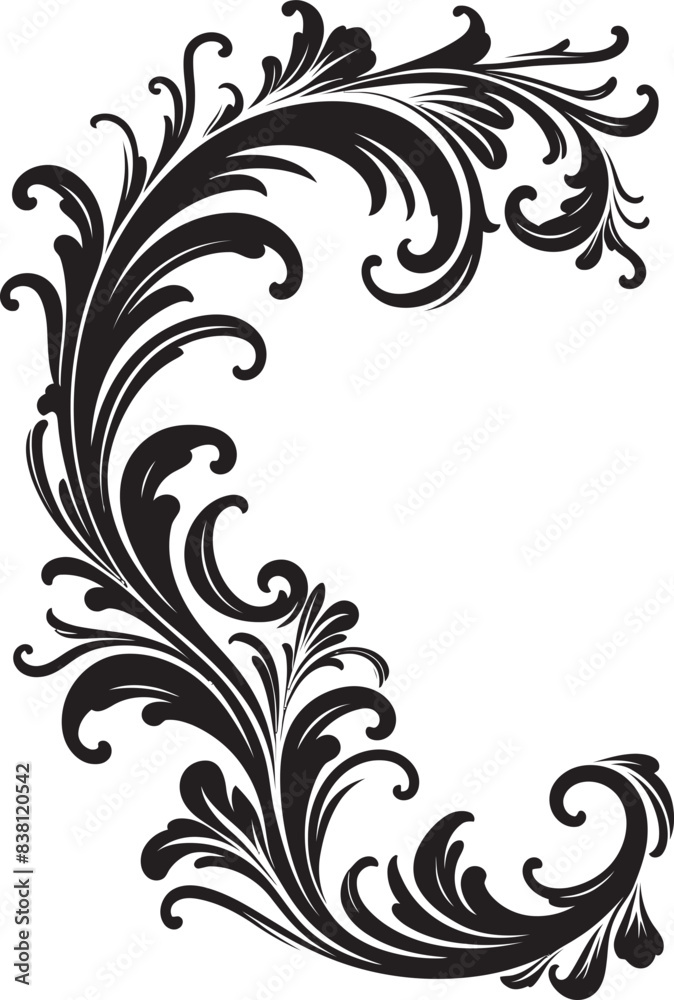 Ornate Victorian Corner Pattern Capturing Classic Flourish Classic Vintage Corner Illustration Time Honored Artisan Craft Ornate Victorian Corner Pattern Capturing Classic Flourish Classic Vintage Corner Illustration Time Honored Artisan Craft