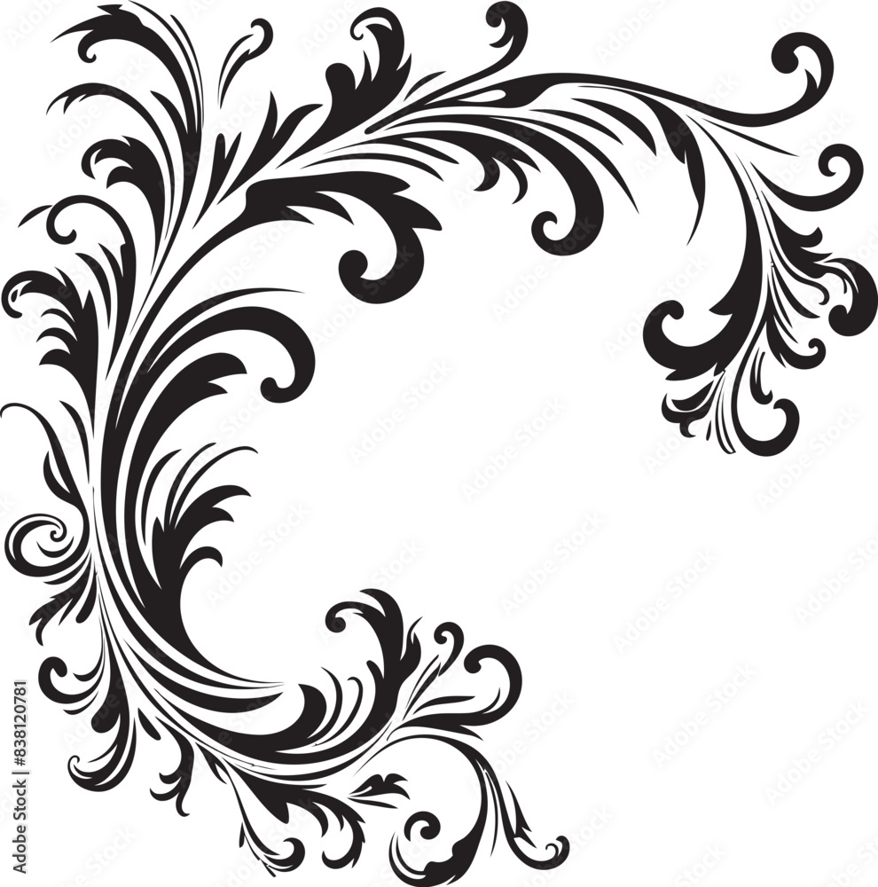 Victorian Corner Ornament Legacy of Classic Artistry Antique Floral Corner Symbol Historical Icon of Beauty Victorian Corner Ornament Legacy of Classic Artistry Antique Floral Corner Symbol Historical Icon of Beauty