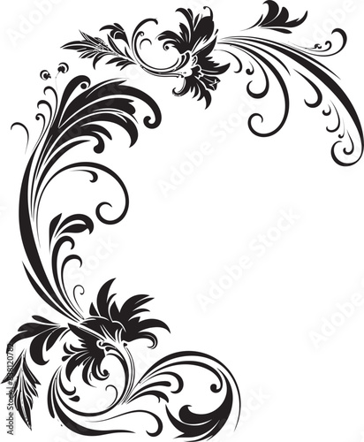 Vintage Floral Detail Redesigning Timeless Elegance Victorian Corner Ornament Legacy of Classic Artistry