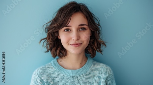 The smiling young woman