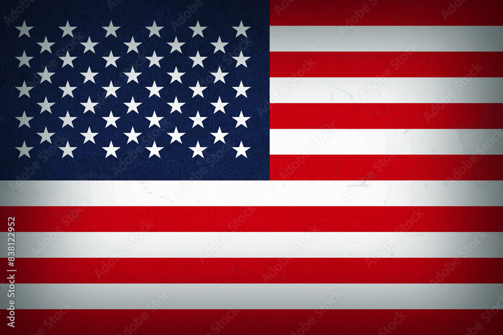 Obraz premium Subtle grunge USA Flag background