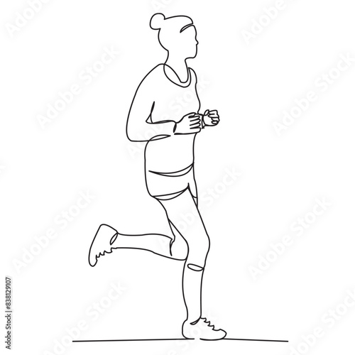 2_the woman is running around