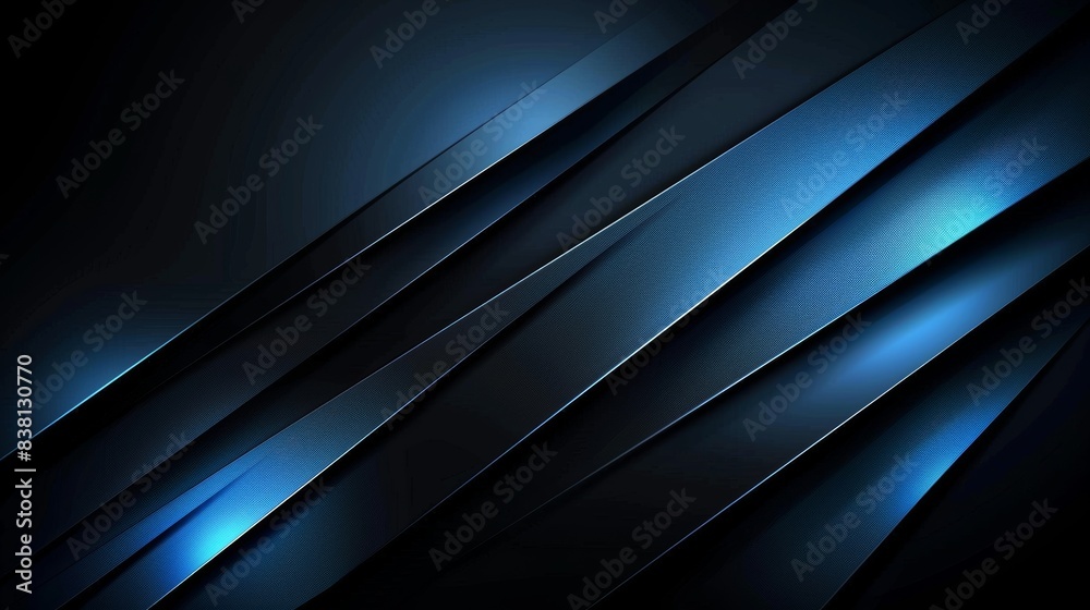 Abstract Dark Blue Diagonal Lines Pattern Background, Graphic Design Element, Minimalist Texture with Shadow